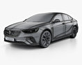 Opel Insignia GSi 2020 3D模型 wire render