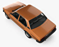 Opel Ascona berlina 1975 3D-Modell Draufsicht