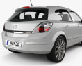 Opel Astra hatchback 2010 Modelo 3D