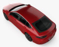Opel Insignia GSi mit Innenraum 2020 3D-Modell Draufsicht