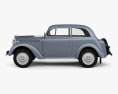 Opel Kadett дводверний Седан 1938 3D модель side view