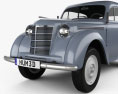 Opel Kadett дводверний Седан 1938 3D модель