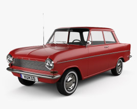 3D model of Opel Kadett 1962