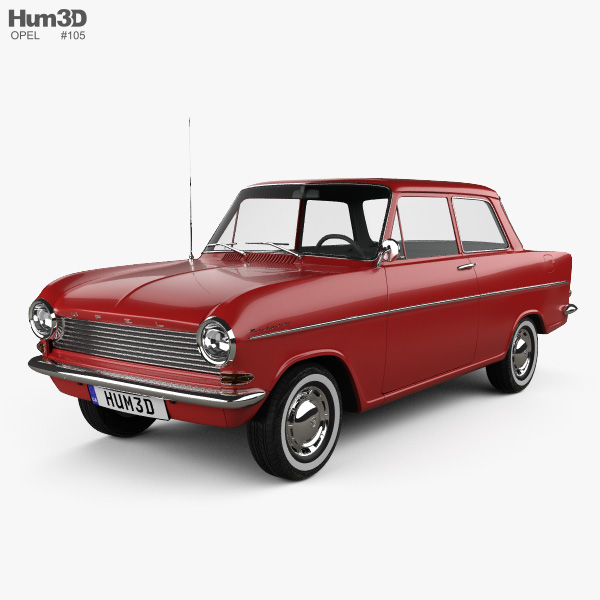 Opel Kadett 1962 3D model