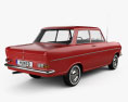Opel Kadett 1962 3D 모델  back view