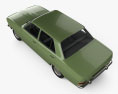 Opel Kadett 4도어 세단 1965 3D 모델  top view