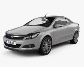 3D model of Opel Astra TwinTop 2009