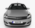 Opel Astra TwinTop 2009 Modello 3D vista frontale