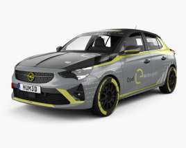 3D model of Opel Corsa e-Rally 2022
