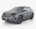 Opel Mokka-e 2022 3d model wire render
