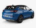 Opel Grandland 2024 3D модель back view