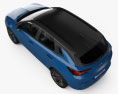 Opel Grandland 2024 3D 모델  top view