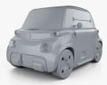 Opel Rocks-e 2024 3d model clay render