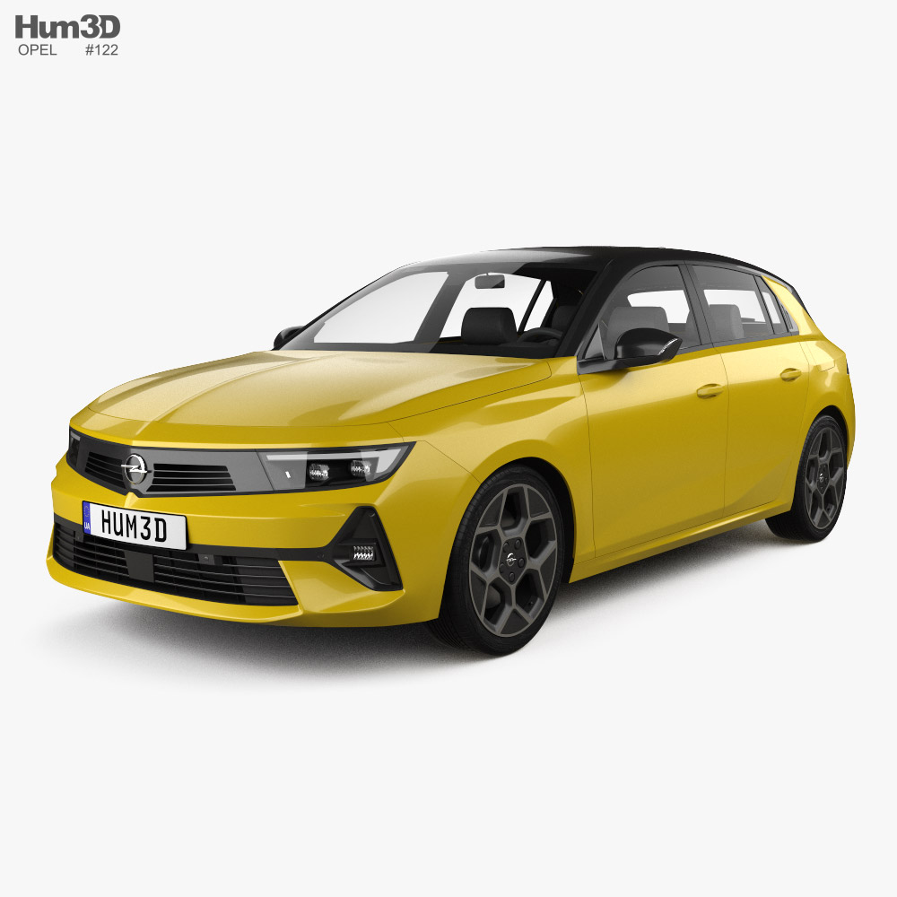 Opel Astra hybrid Ultimate 2021 3D model