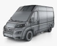Opel Movano Panel Van L2H2 2024 3D модель wire render