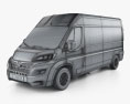 Opel Movano Fourgon L3H2 2024 Modèle 3d wire render