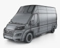 Opel Movano Fourgon L3H3 2024 Modèle 3d wire render