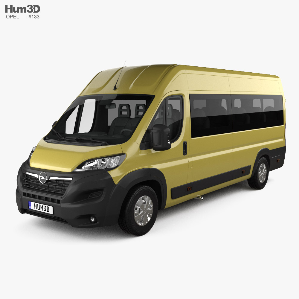 Opel Movano Fourgonnette de Tourisme L4H2 2021 Modèle 3D
