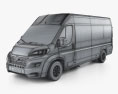 Opel Movano Пассажирский фургон L4H2 2024 3D модель wire render