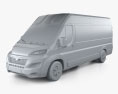 Opel Movano Passenger Van L4H2 2024 3d model clay render