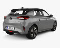 Opel Corsa Electric 2024 3Dモデル 後ろ姿