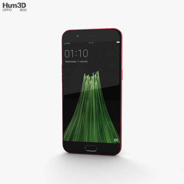 Oppo R11 Red Modèle 3D