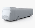 Optare MetroCity バス 2012 3Dモデル clay render