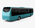 Optare Tempo Bus 2011 3D-Modell Rückansicht