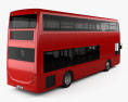 Optare MetroDecker バス 2014 3Dモデル 後ろ姿