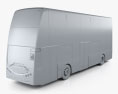 Optare MetroDecker bus 2014 3d model clay render