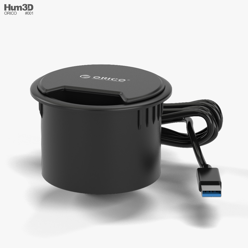 Orico USB Port Hub 3D model