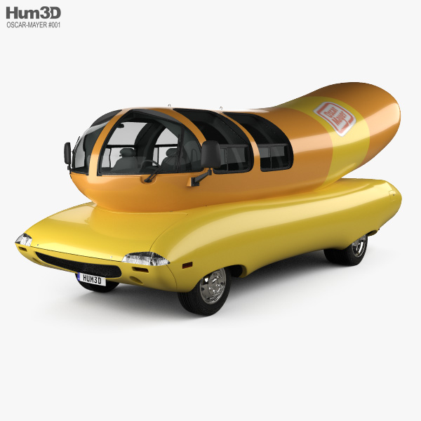 Oscar Mayer Wienermobile 2012 3D model