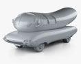 Oscar Mayer Wienermobile 2012 3D 모델  clay render