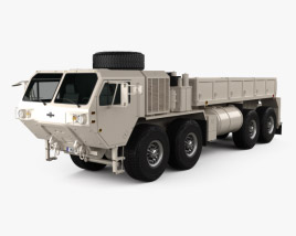 3D model of Oshkosh HEMTT M977A4 Cargo Truck 2014