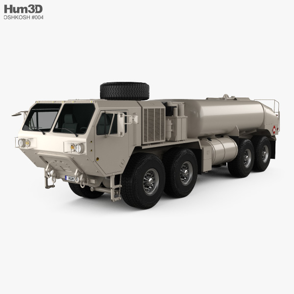 Oshkosh HEMTT M978A4 Fuel Servicing Truck 2014 3D model