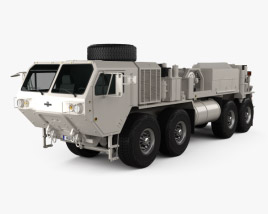 3D model of Oshkosh HEMTT M984A4 Wrecker Truck 2014