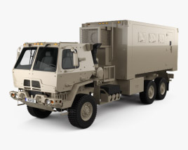 Oshkosh FMTV M1087 A1P2 Expansible Van Truck 2014 3D-Modell