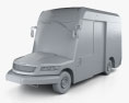 Oshkosh NGDV USPS Van 2024 3D-Modell clay render
