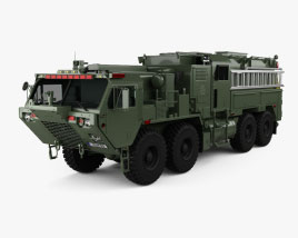 Oshkosh M1142 Tactical Firefighting Truck 2021 Modelo 3d
