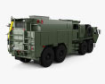 Oshkosh M1142 Tactical Firefighting Truck 2021 3D-Modell Rückansicht