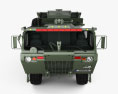 Oshkosh M1142 Tactical Firefighting Truck 2021 3D-Modell Vorderansicht