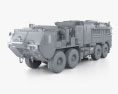 Oshkosh M1142 Tactical Firefighting Truck 2021 3D-Modell clay render