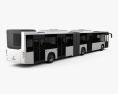 Otokar Kent C Articulated Bus 2015 3D-Modell Rückansicht