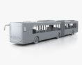 Otokar Kent C Articulated Bus 2015 3D-Modell clay render