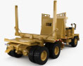 Pacific P-16 Log Truck 1978 3D 모델  back view