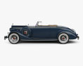 Packard Twelve Coupe Roadster 1936 3d model side view