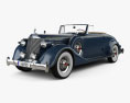 Packard Twelve Coupe Roadster com interior 1936 Modelo 3d