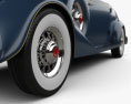 Packard Twelve Coupe Родстер з детальним інтер'єром 1936 3D модель