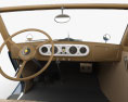 Packard Twelve Coupe Roadster con interni 1936 Modello 3D dashboard