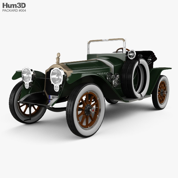 Packard Indy 500 Pace Car 1915 3D model